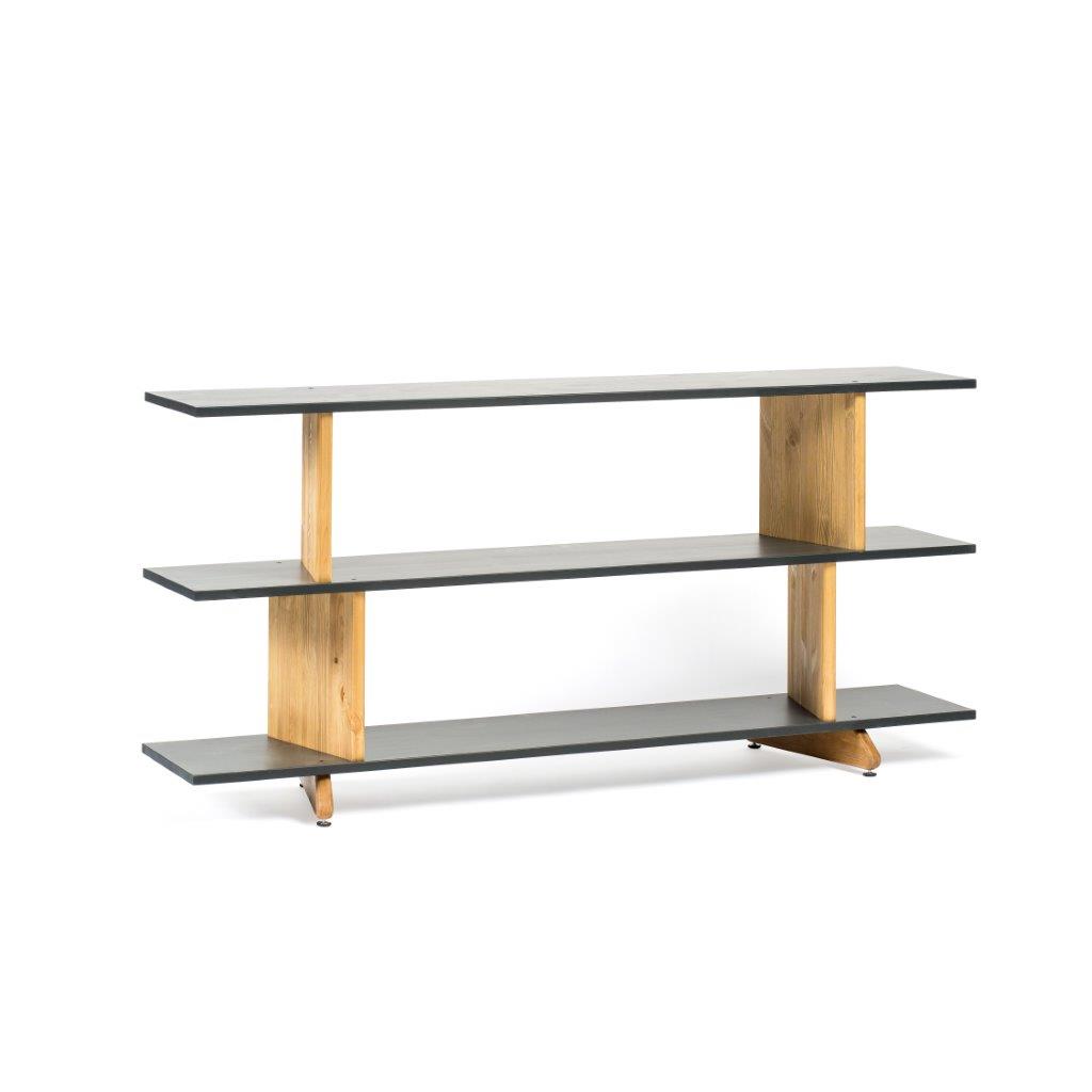Solid shelf add. module grey